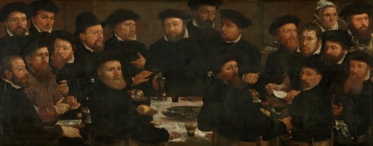 Banquet of Eighteen Amsterdam Guardsmen of Squad L, known as 