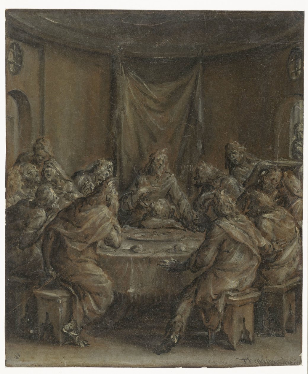 The Last Supper by Dirck Barendsz.