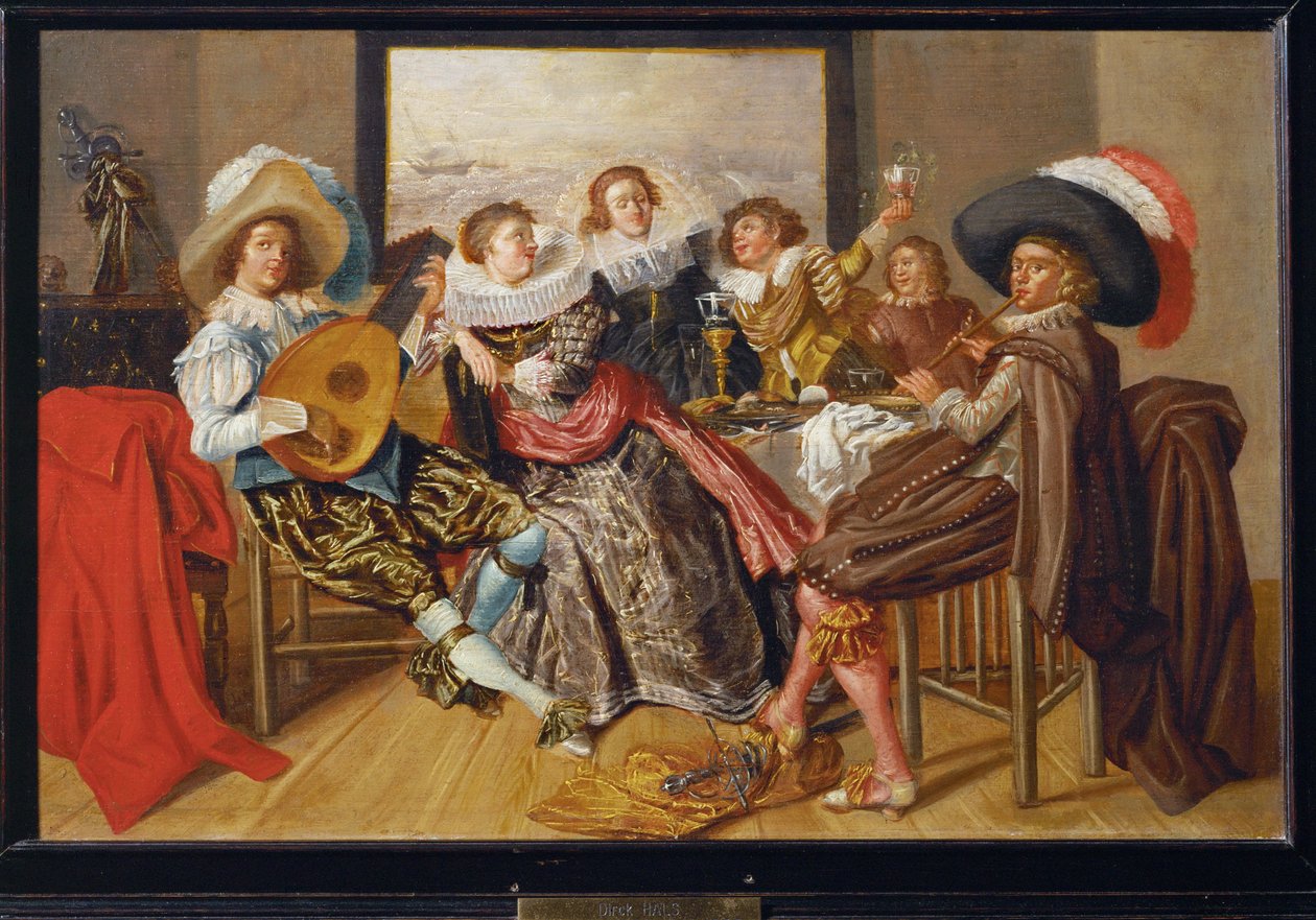 Gay Company by Dirck Hals