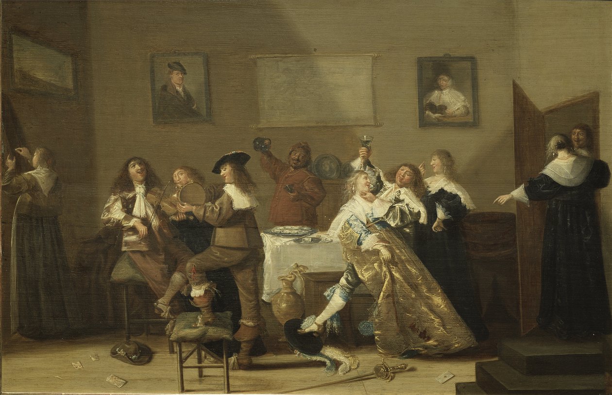 Tavern Scene by Dirck Hals
