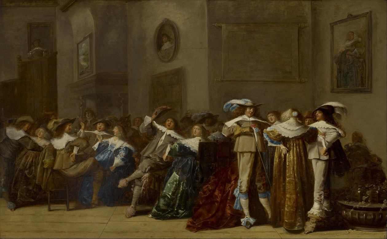 The Merry Company by Dirck Hals
