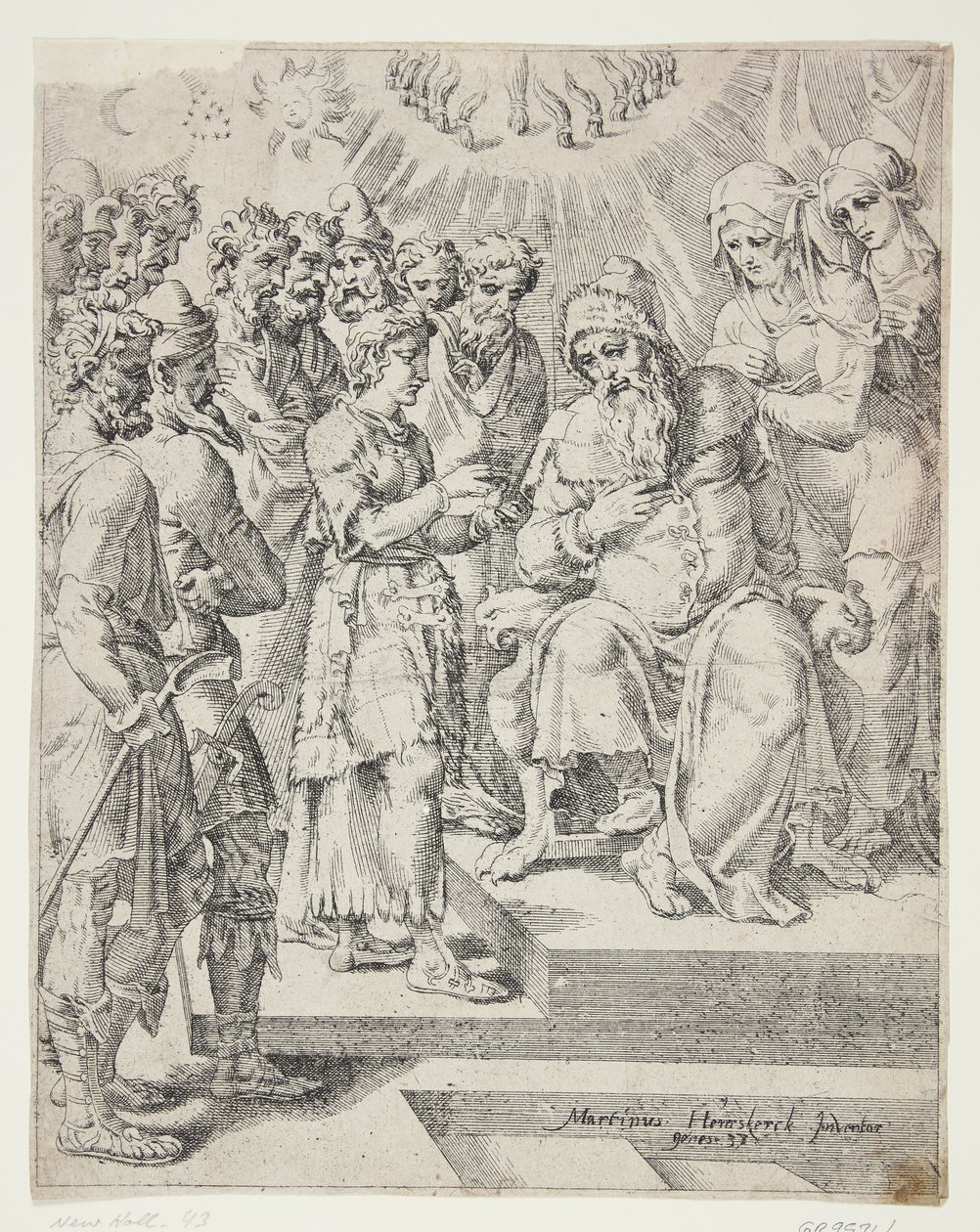 Joseph Telling His Dreams to His Father by Dirck Volckertsz. Coornhert