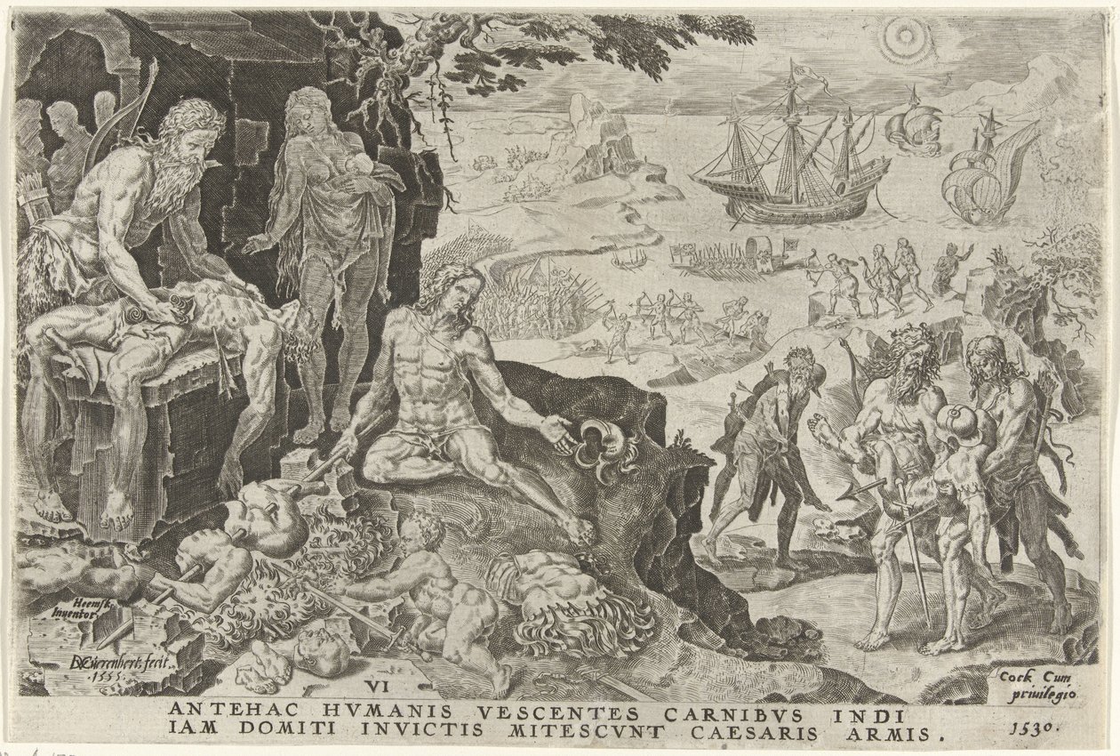 Imperial Troops of Charles V Invade Central America, 1530 (Victories of Charles V series) by Dirck Volckertsz. Coornhert
