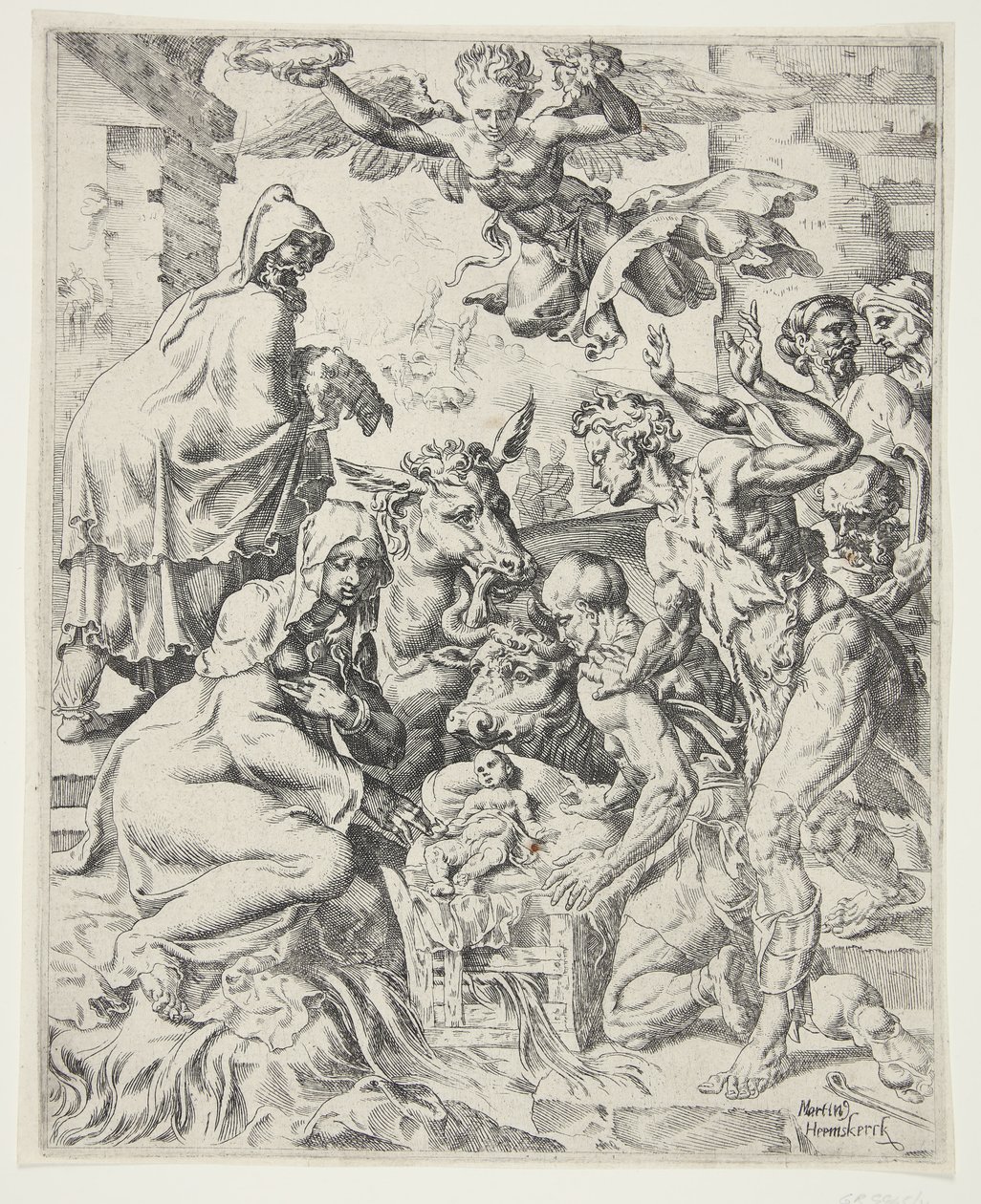 The Adoration of the Shepherds by Dirck Volckertsz. Coornhert