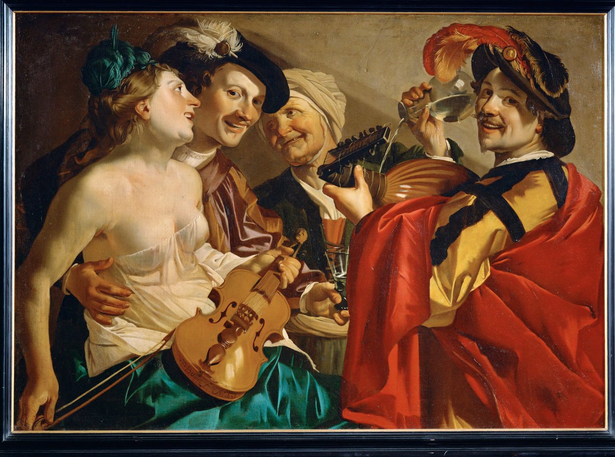 Concert by Dirck van Baburen