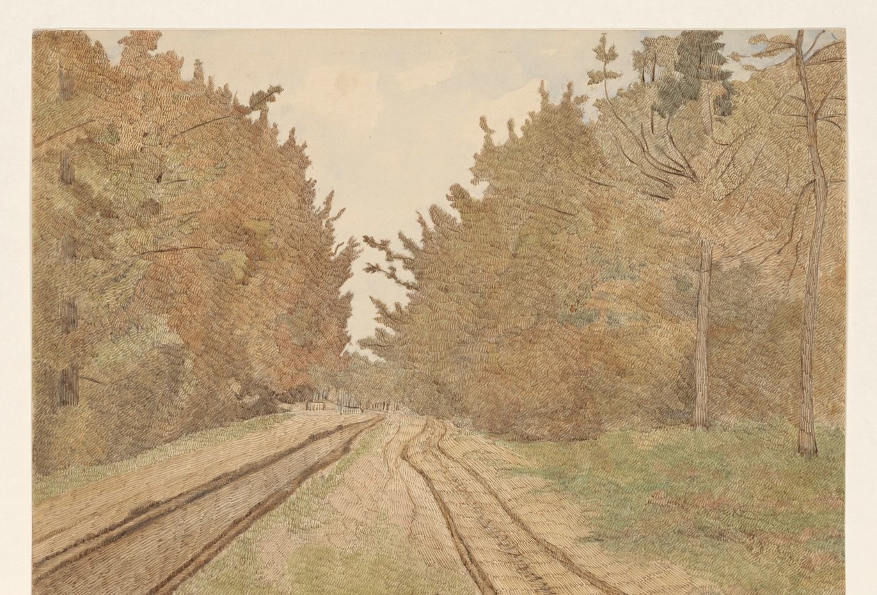 Landscape in Drenthe by Dirk Arnoldus Tavenraat