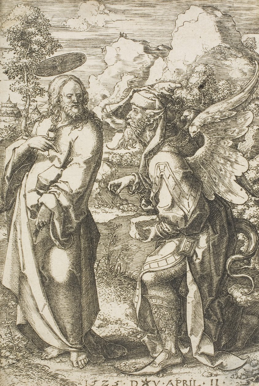 Christ Tempted by the Devil by Dirk Jacobsz Vellert