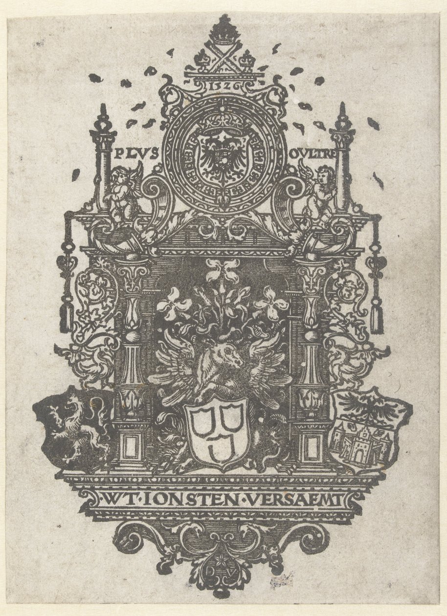 Coat of Arms of the Antwerp Guild of Saint Luke by Dirk Jacobsz Vellert