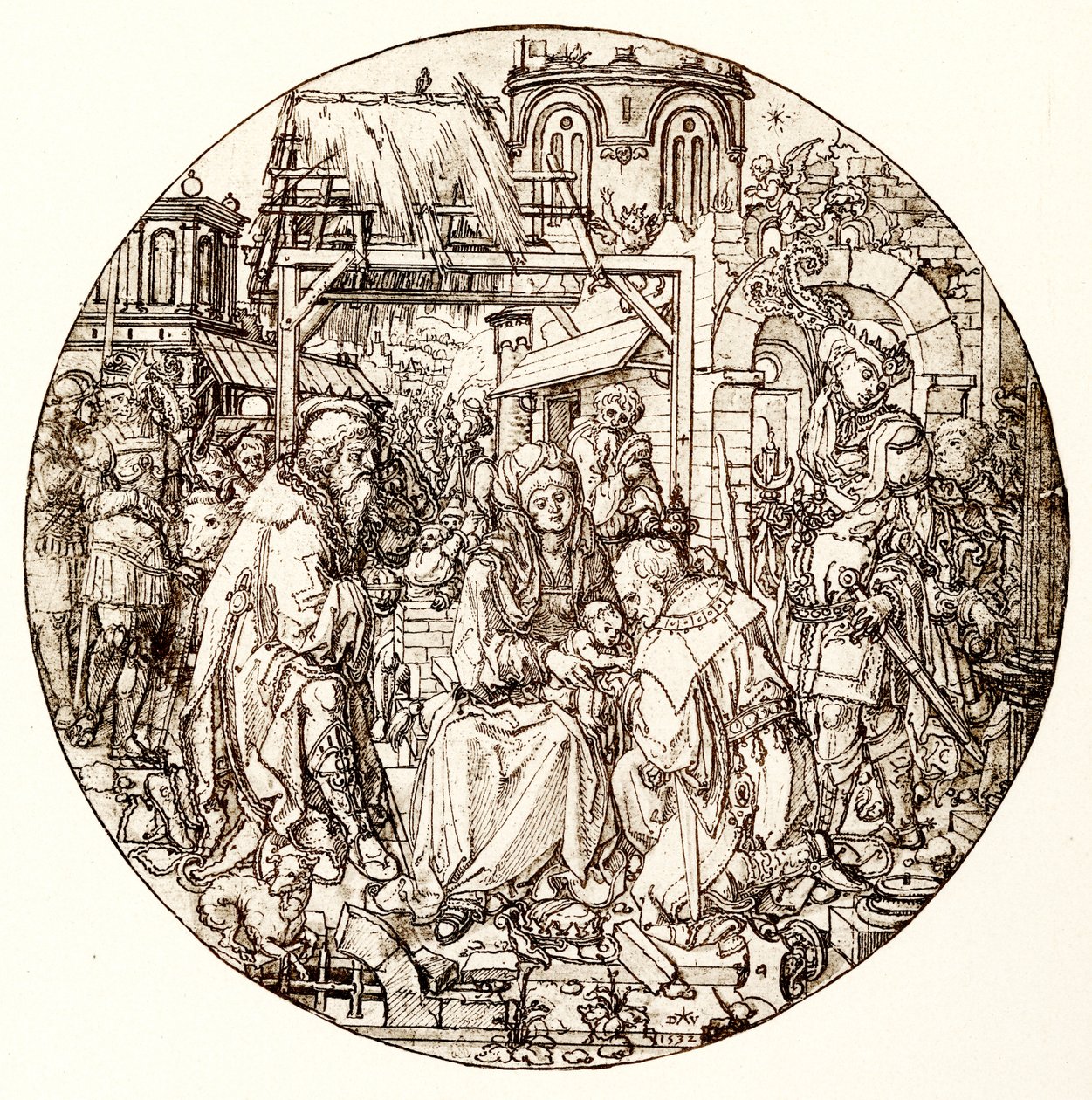 The Magi Worship the Child Jesus by Dirk Jacobsz Vellert