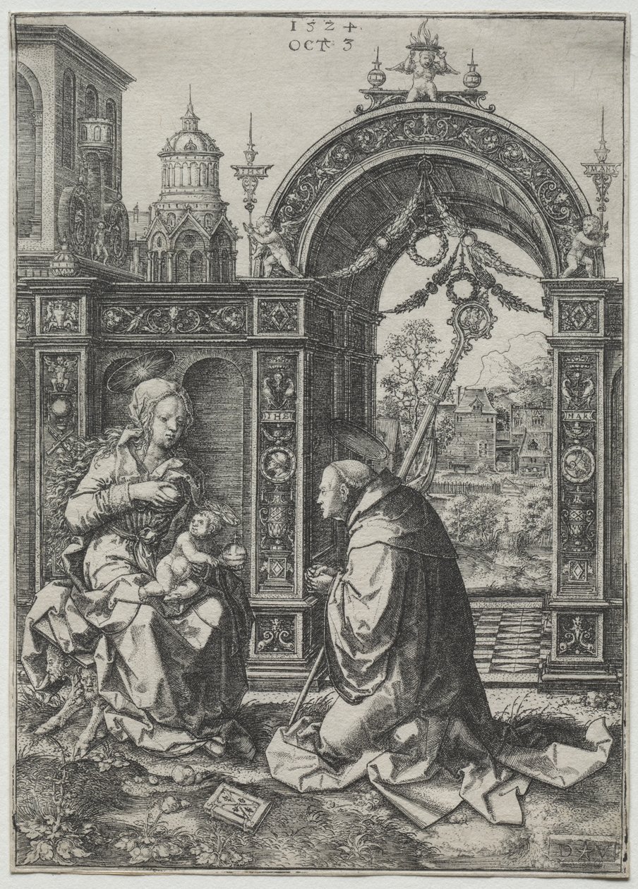 The Vision of St. Bernard by Dirk Jacobsz Vellert