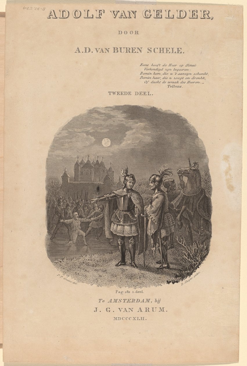 Title Page for A.D. van Buren Schele
