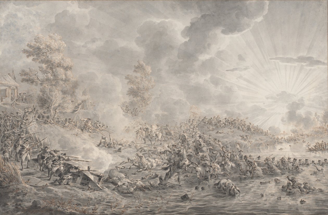Battle by a River by Dirk Langendyk