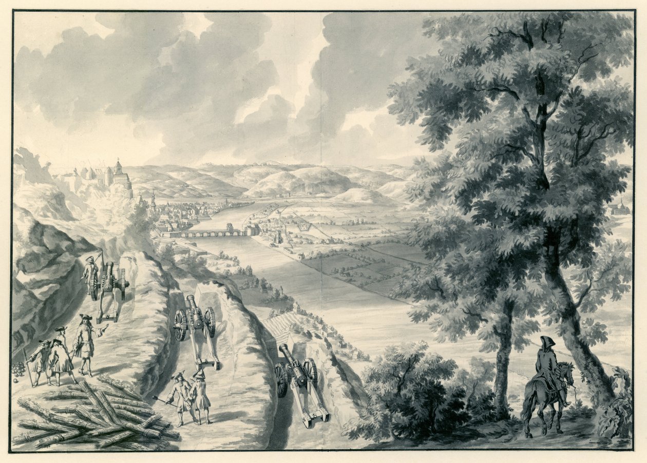 View of Namur and the River Maas, Seen from the South-west by Dirk Maas (possibly)