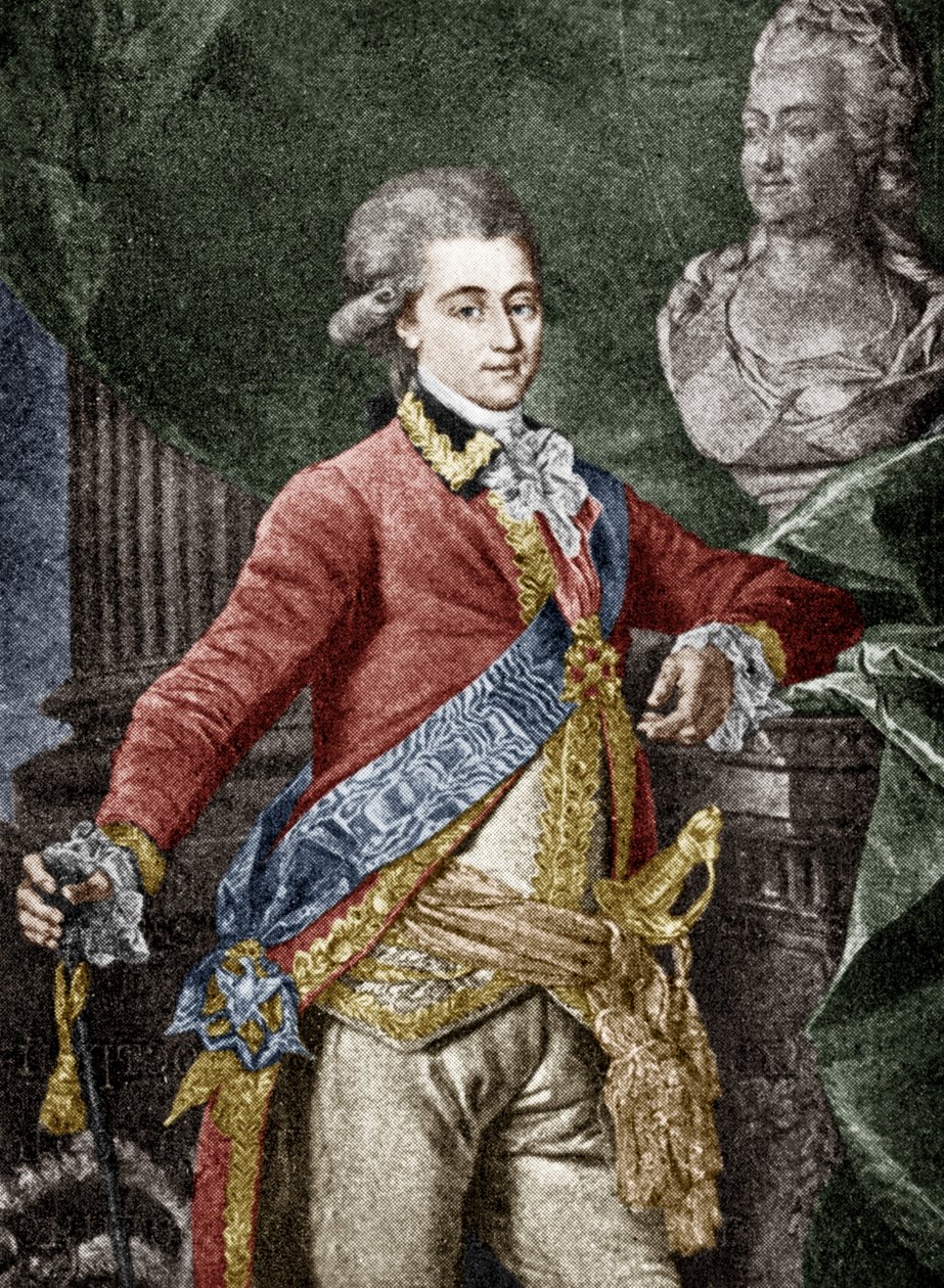 Alexander Dmitrievich Lanskoy, russian military, lover of Catherine II of Russia by Dmitri Grigor