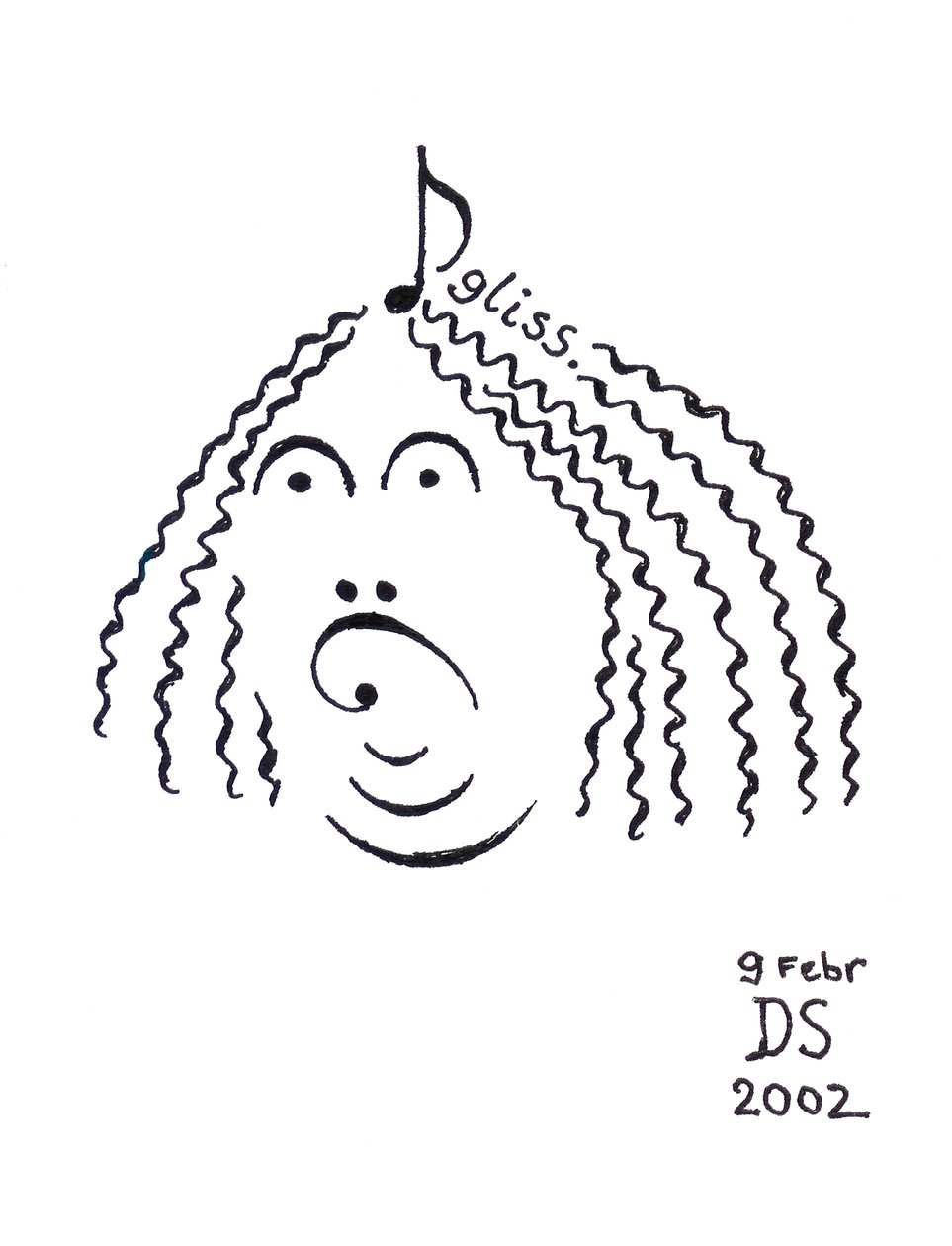 Glisstering Hair by Dmitri Smirnov