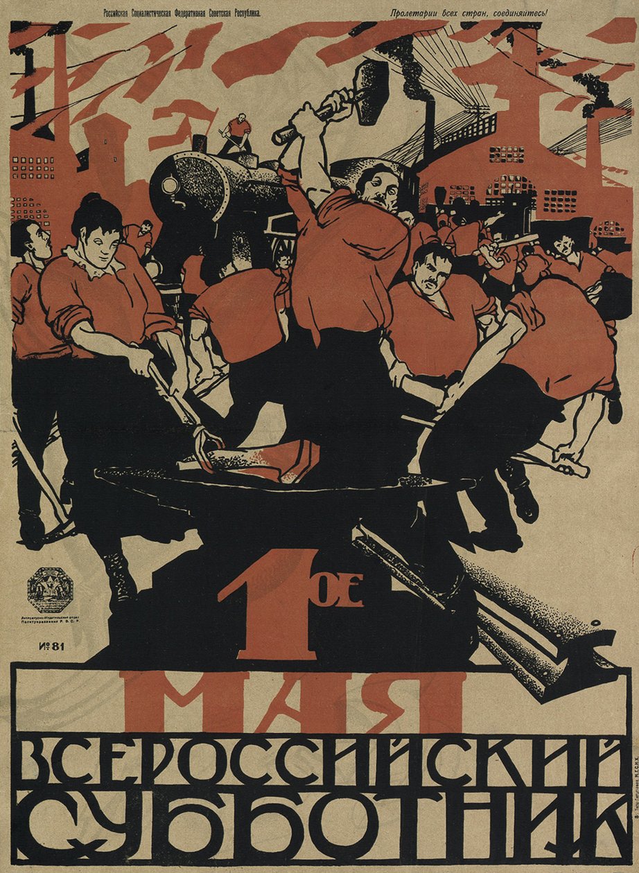 The 1st of May is the All-Russian Subbotnik by Dmitriy Stakhievich Moor