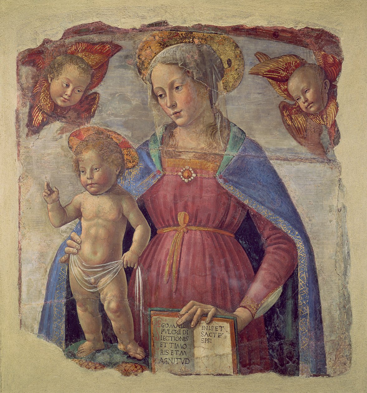 Madonna and Child with Angels by Domenico Ghirlandaio