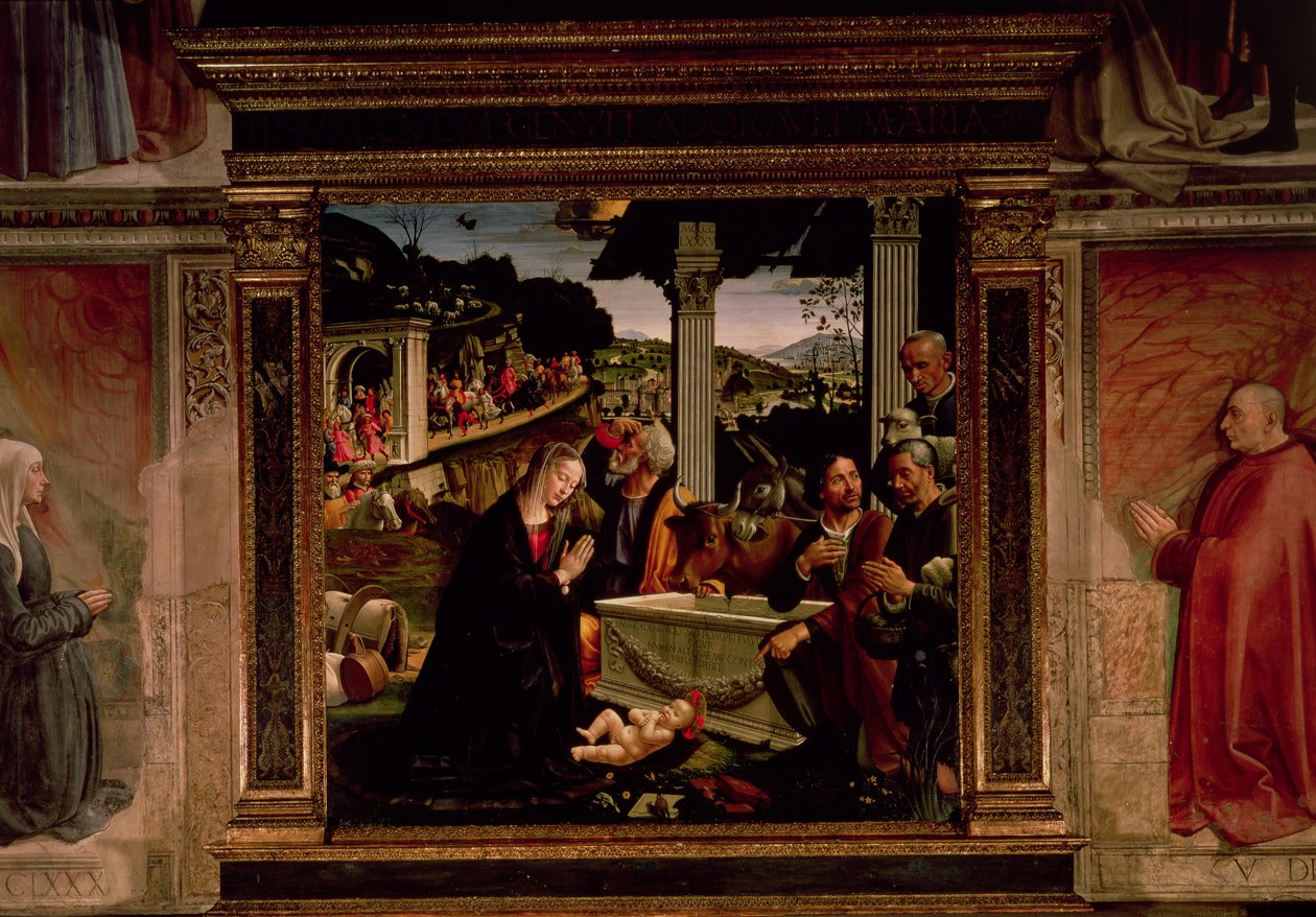 The Birth of Christ by Domenico Ghirlandaio