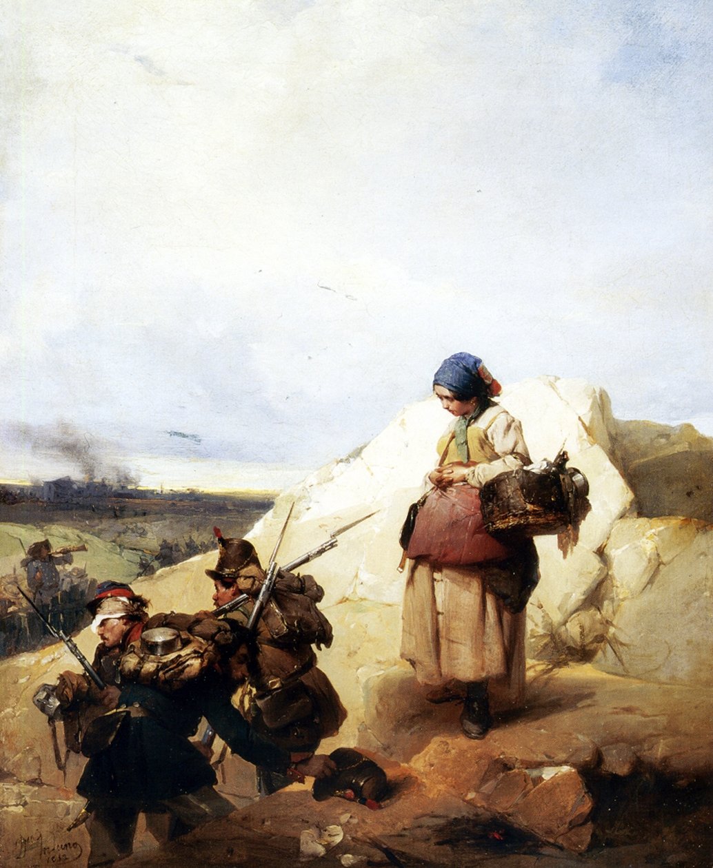 The Cantiniere, 1852 by Domenico Induno