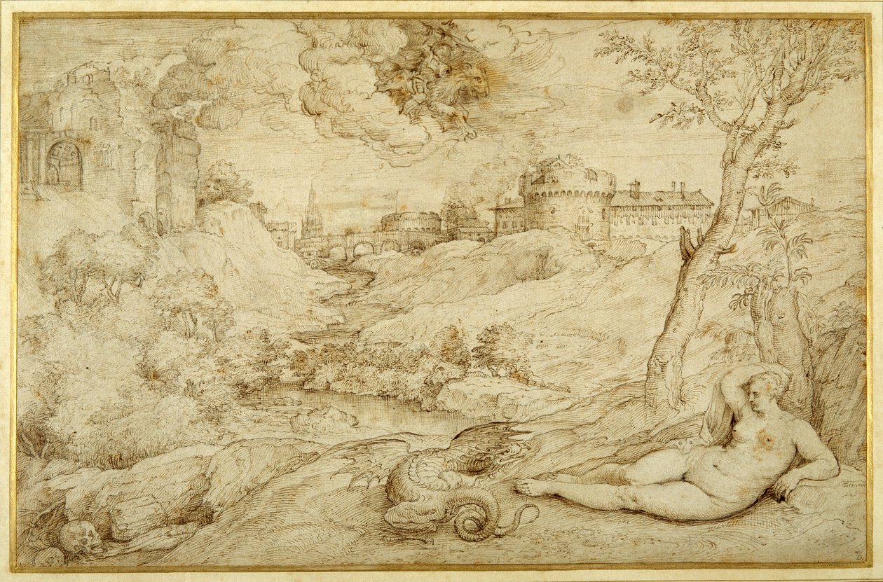Landscape with Roger and Angelica, from 