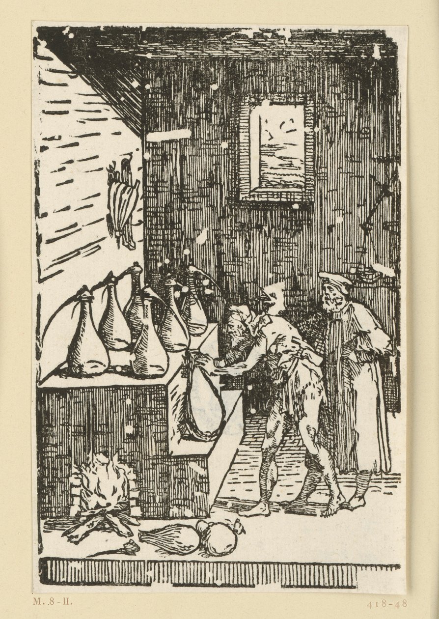 The Distillation by the Chemist or Alchemist. From the series 