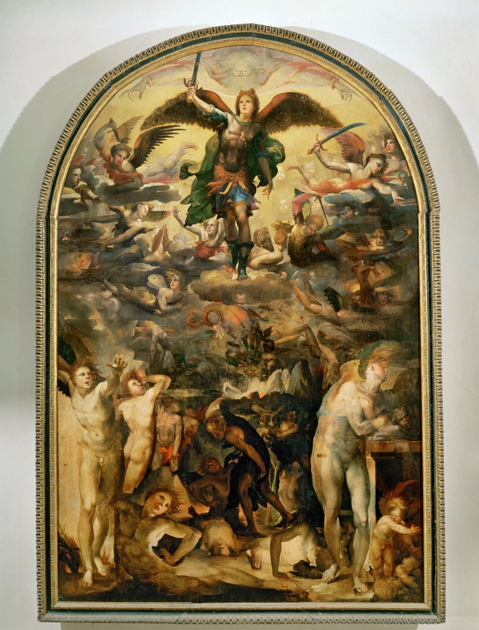 The Fall of the Rebellious Angels by Domenico Beccafumi