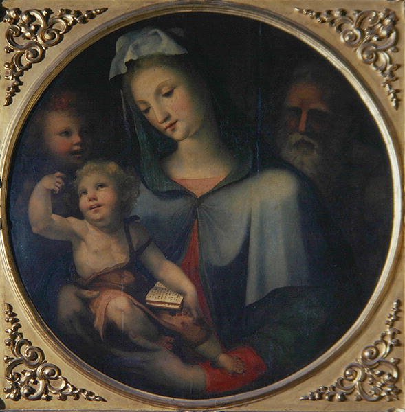 The Holy Family with the young St. John the Baptist by Domenico Beccafumi