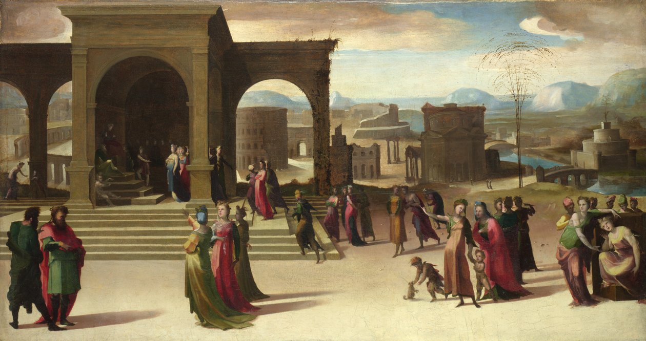 The Story of Papirius, Mid 1520s by Domenico di Pace Beccafumi  