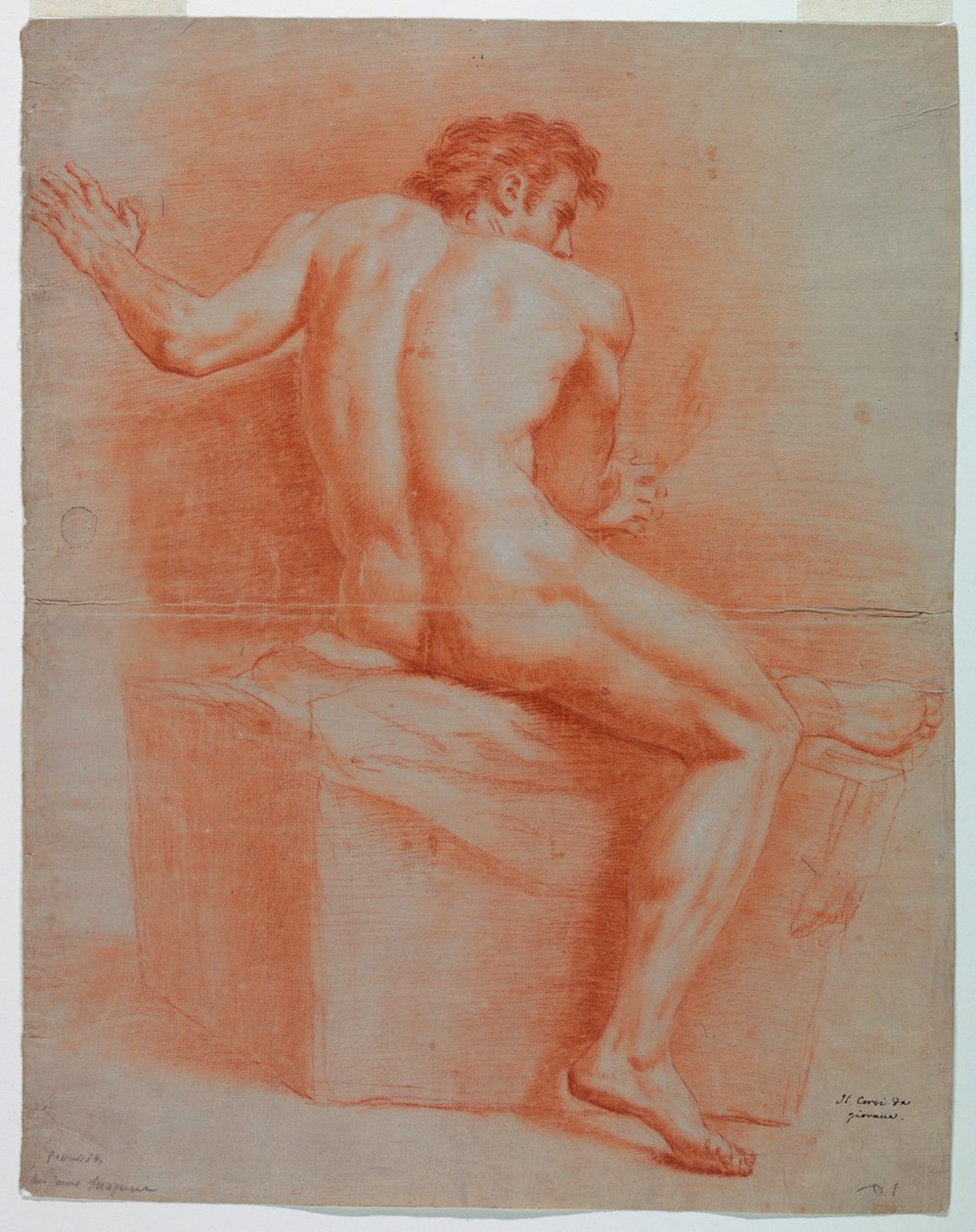 Nude, ca. 1740 by Domenico Corvi