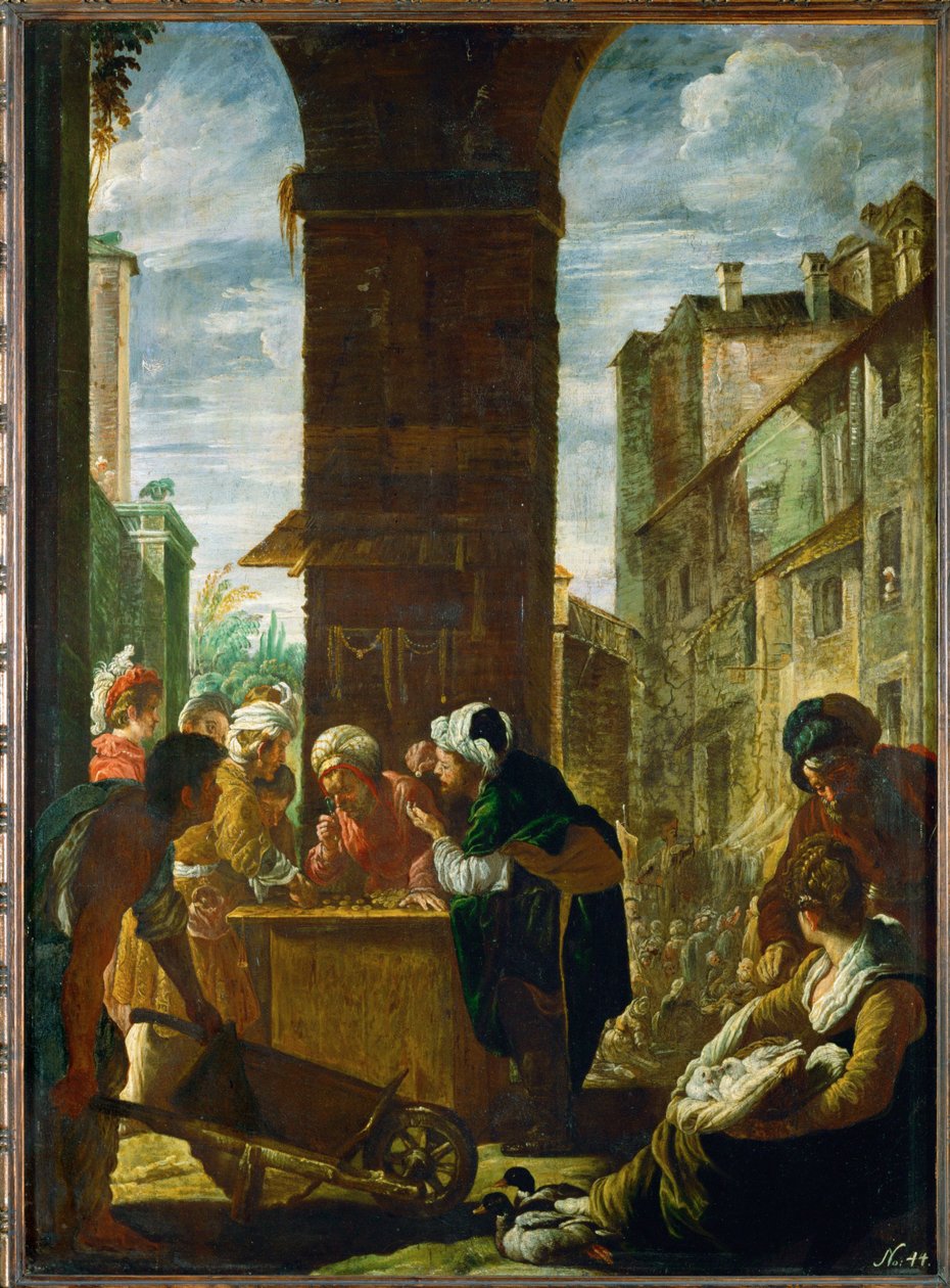 The Parable of the Precious Pearl by Domenico Fetti