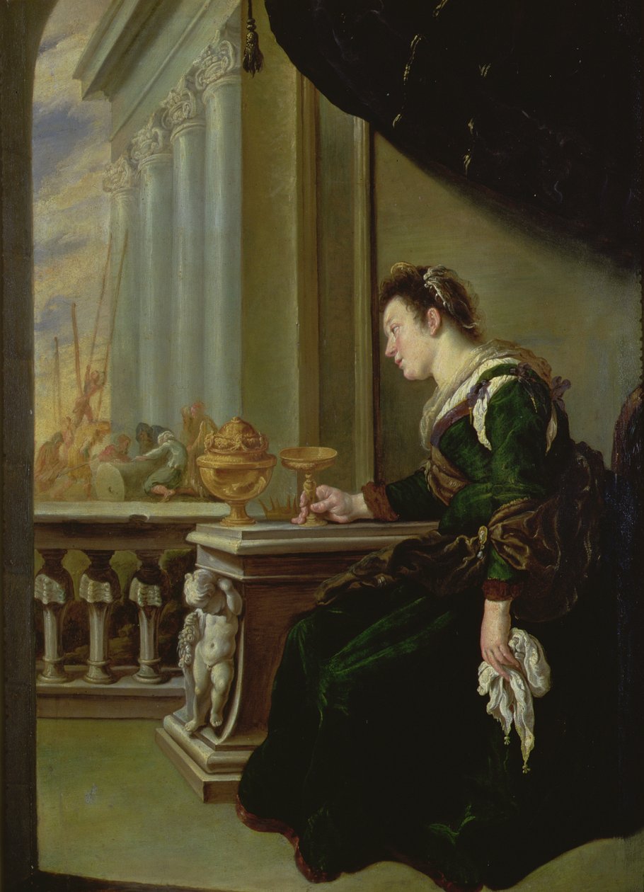 Artemisia grieving over Mausolus by Domenico Fetti or Feti