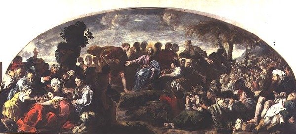 Feeding of the Five Thousand by Domenico Fetti or Feti
