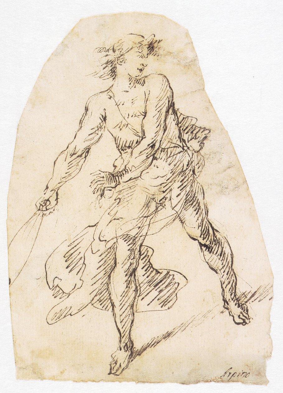 David with the Sling by Domenico Gargiulo