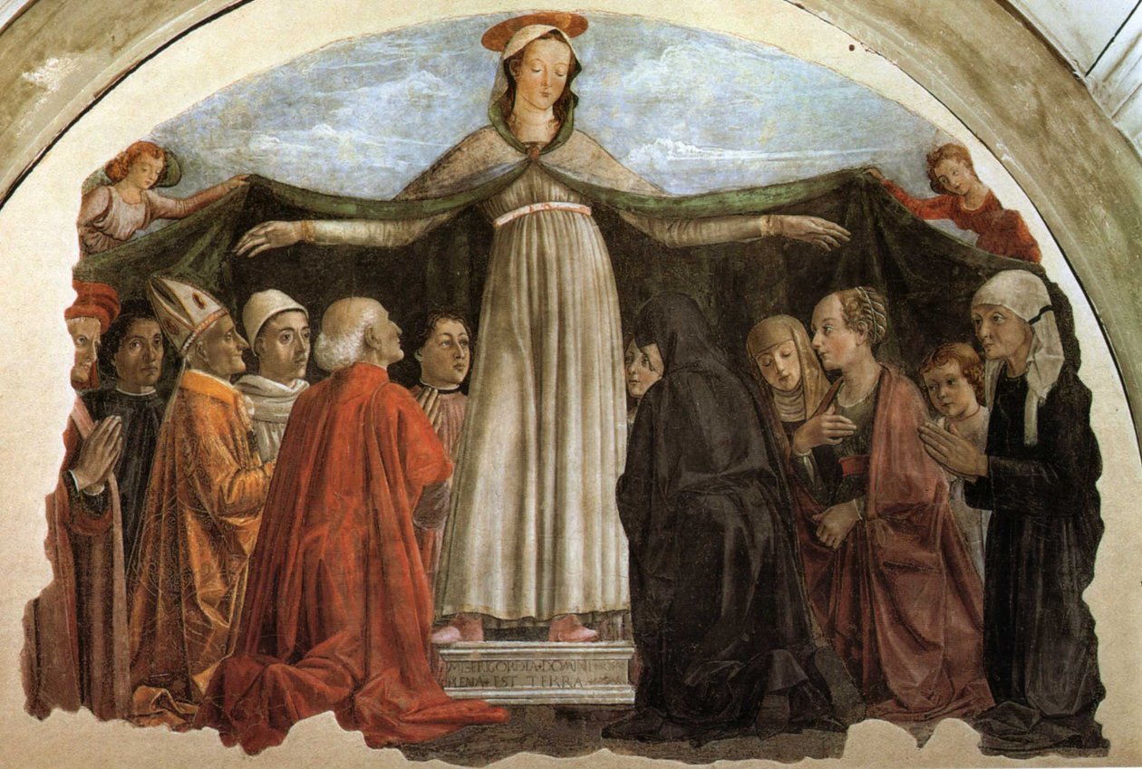 Madonna of Mercy and Lamentation and Pieta by Domenico Ghirlandaio