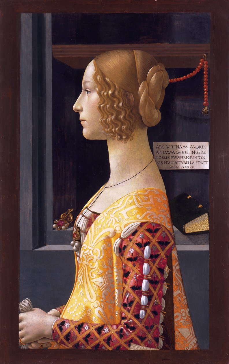 Portrait of Giovanna Tornabuoni by Domenico Ghirlandaio