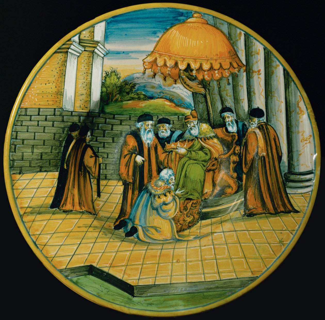 Doge Enrico Dandolo Crowns Baldwin I by Domenico Master