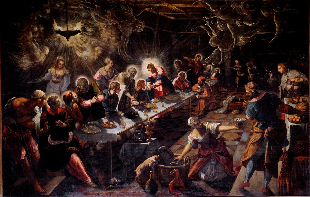 The Last Supper By Domenico Robusti Tintoretto