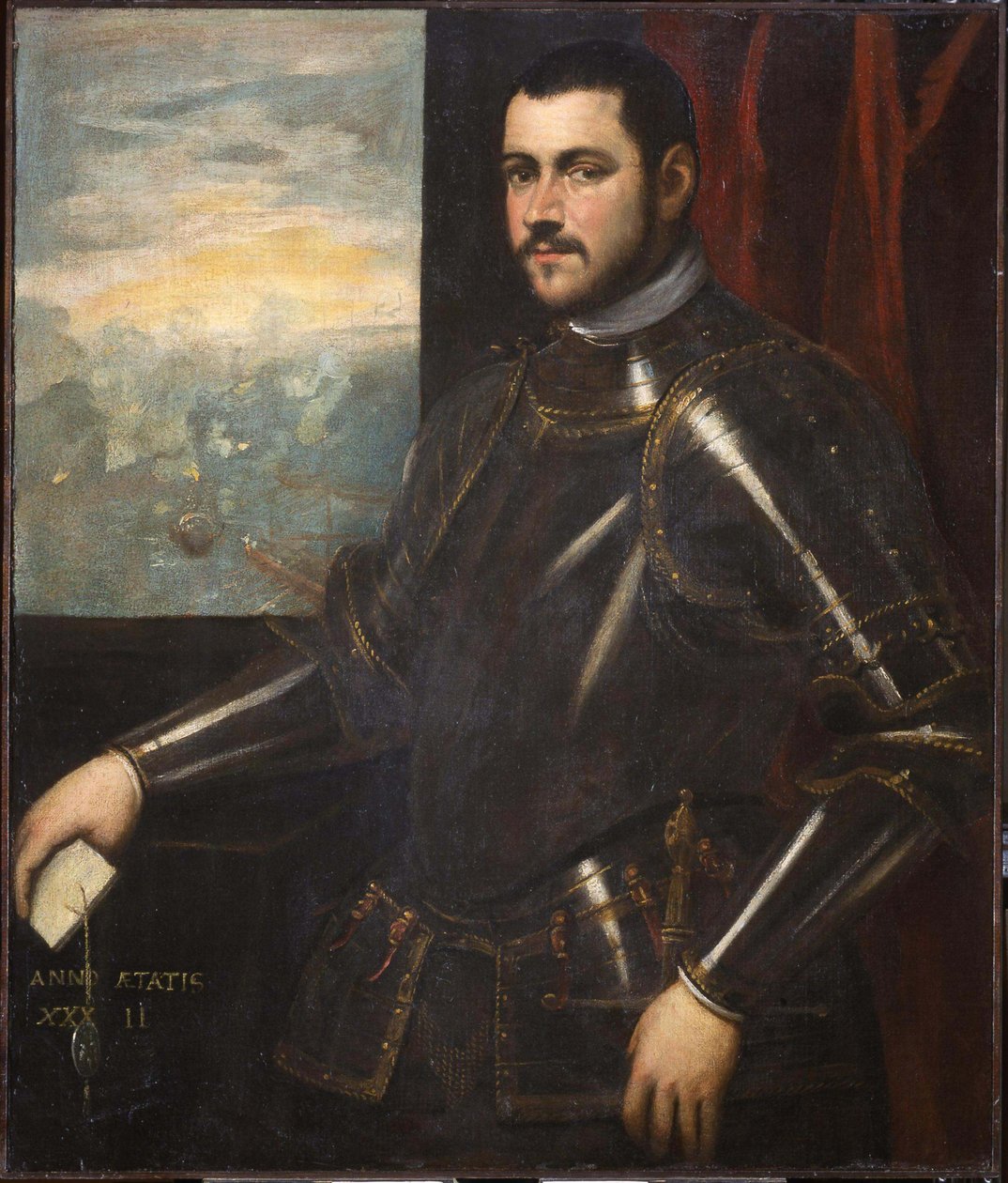 Portrait of a Venetian Admiral, 16th century by Domenico, Tintoretto