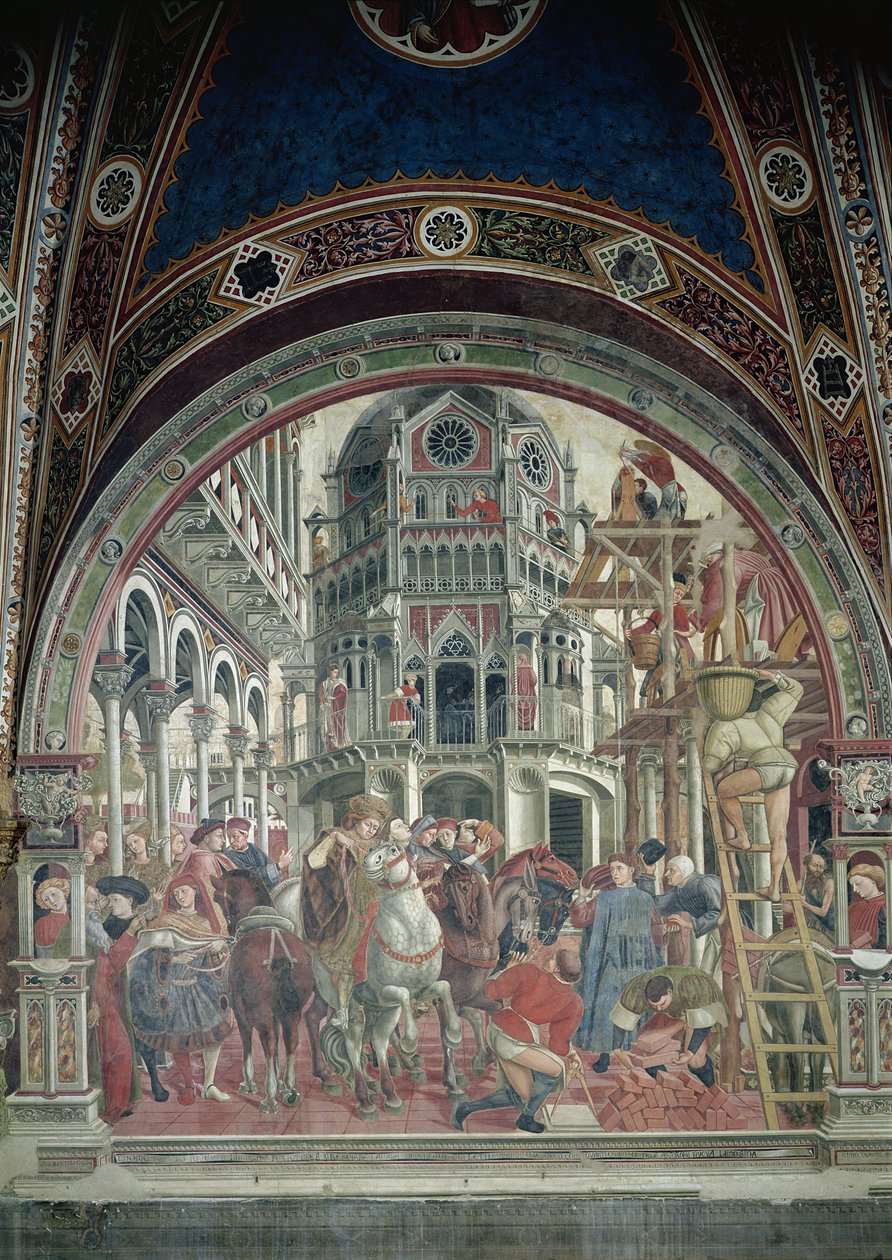 The Extension of the Hospital, c.1442-43 by Domenico di Bartolo