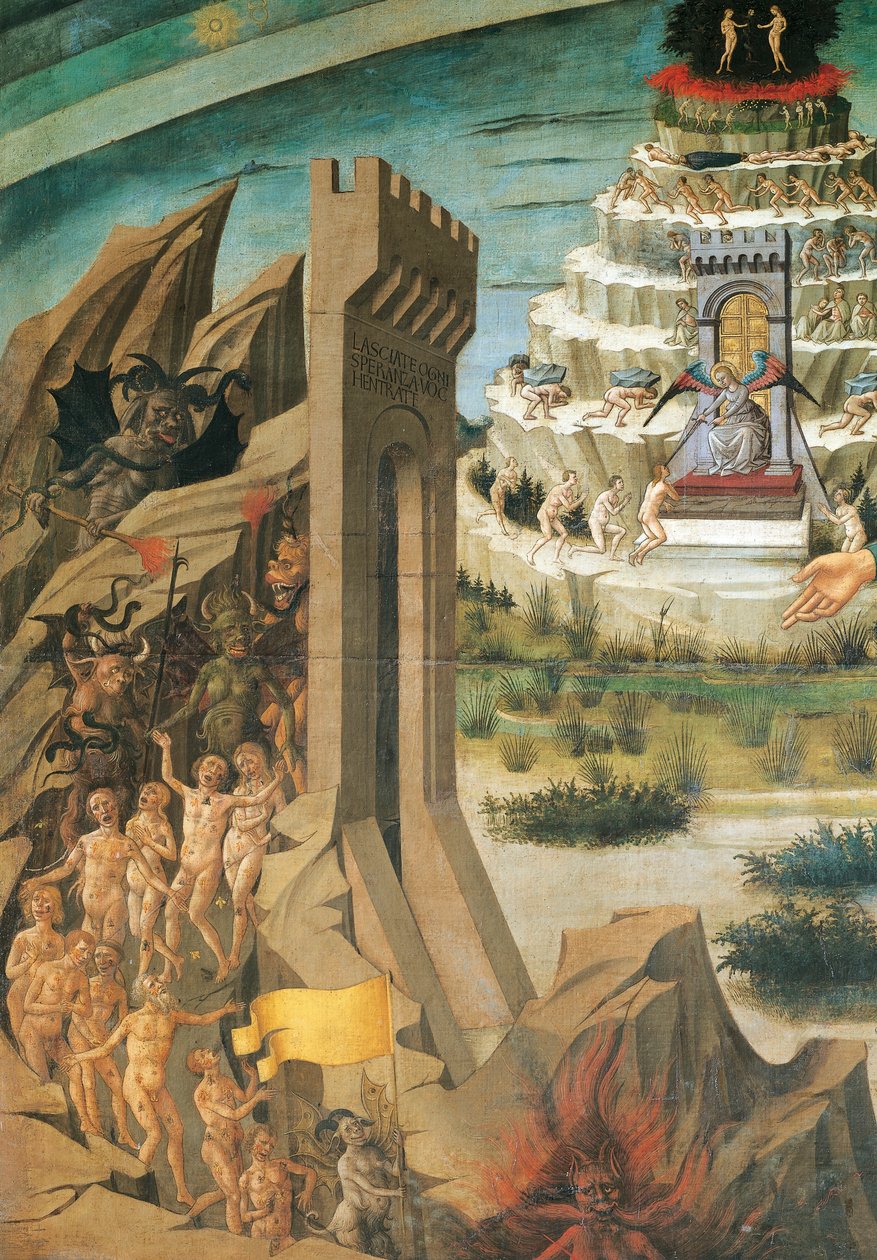 Figures of damned, (detail) by Domenico di Michelino