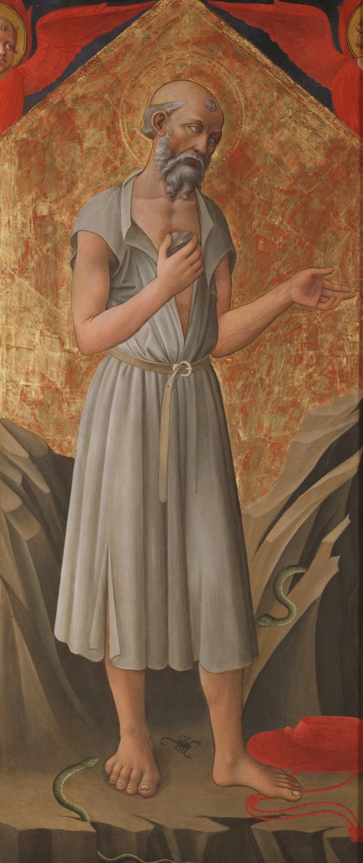 St. Jerome, Penitent, c.1460 by Domenico di Michelino
