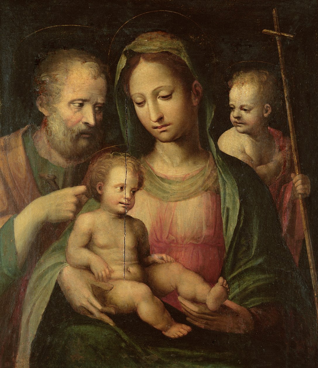 The Holy Family with Saint John by Domenico di Pace Beccafumi  