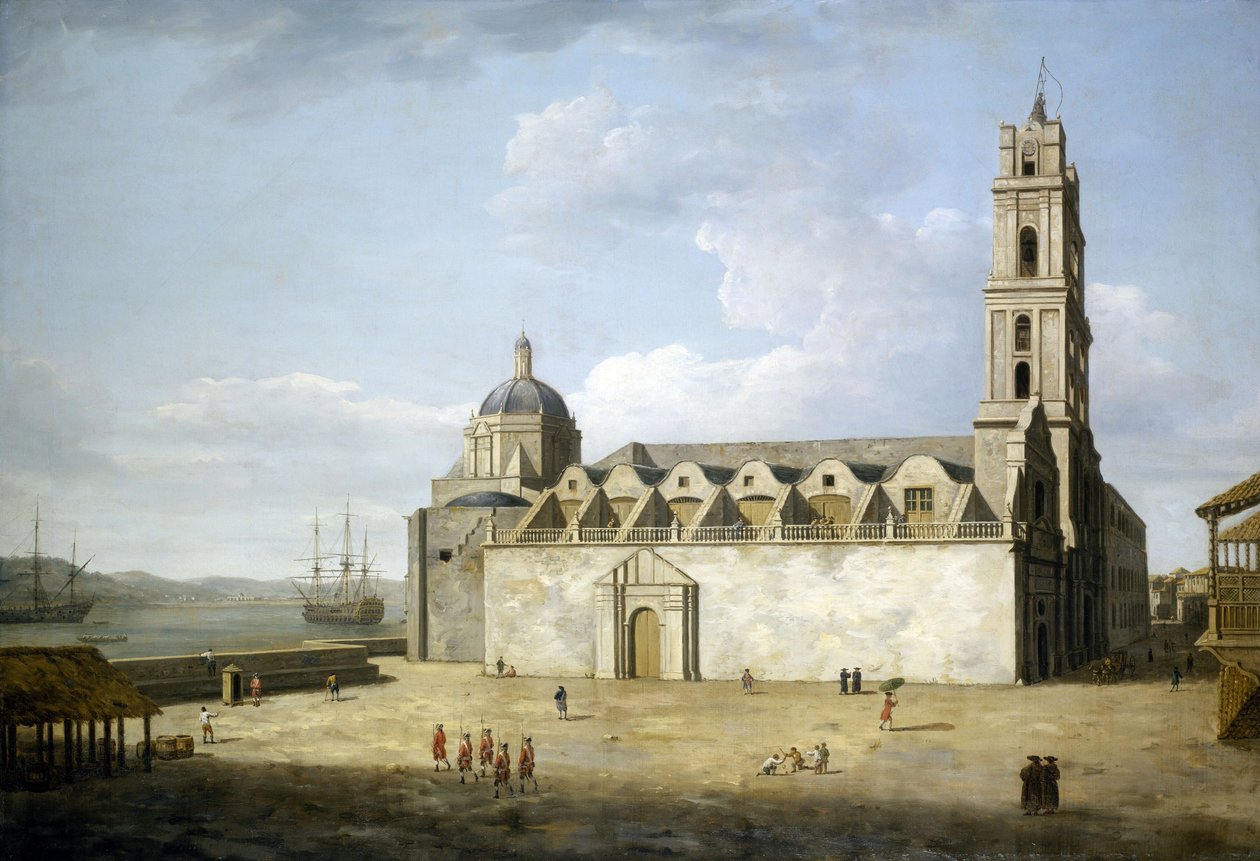 Havana Cathedral, Cuba, August and September 1762 by Dominic Serres