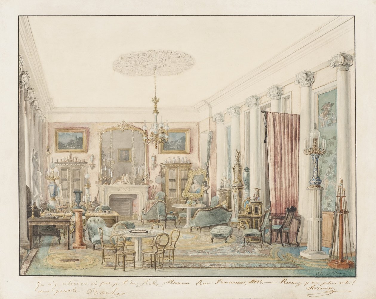 An Interior in Moscow by Dominique Hagen