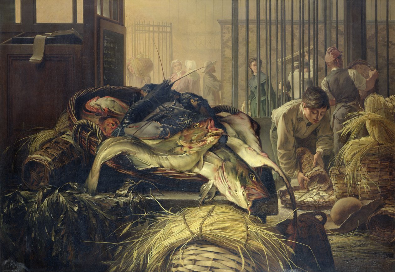 The Fish Market by Dominique Henri Guifard