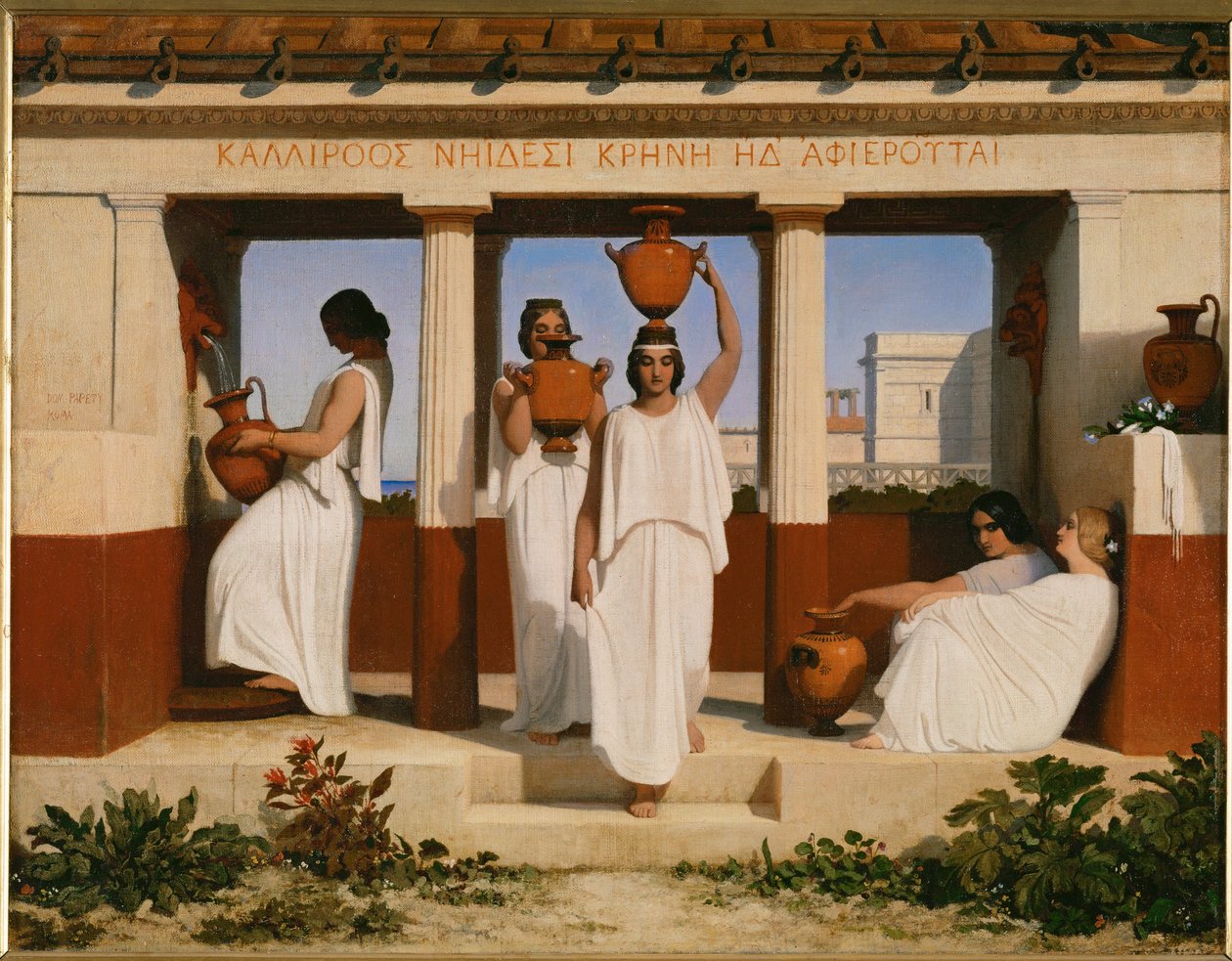 Greek Women at the Fountain by Dominique Louis Papety