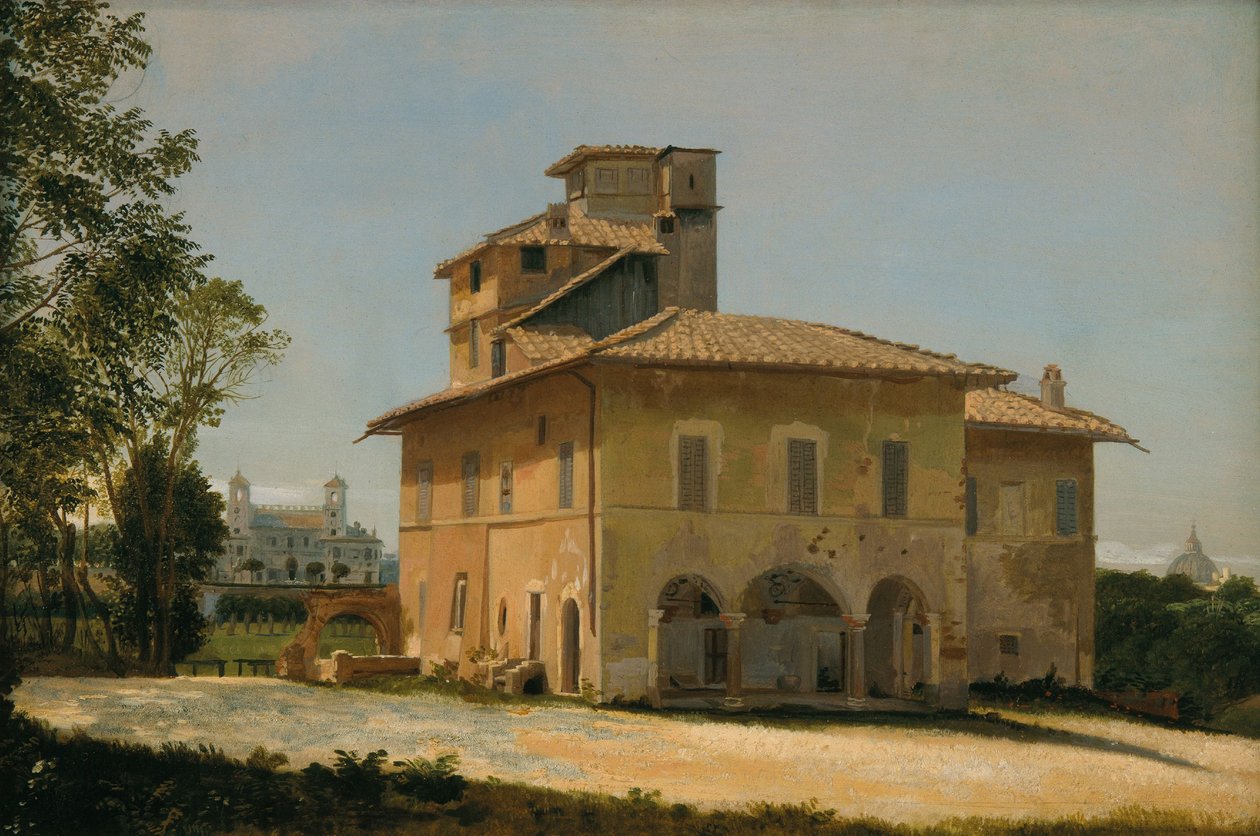 The Villa of Raphael in Rome, c.1837-40 by Dominique Louis Papety