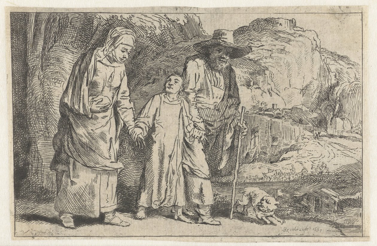 Christ Returning from the Temple with His Parents by Dominique Vivant Denon (baron)