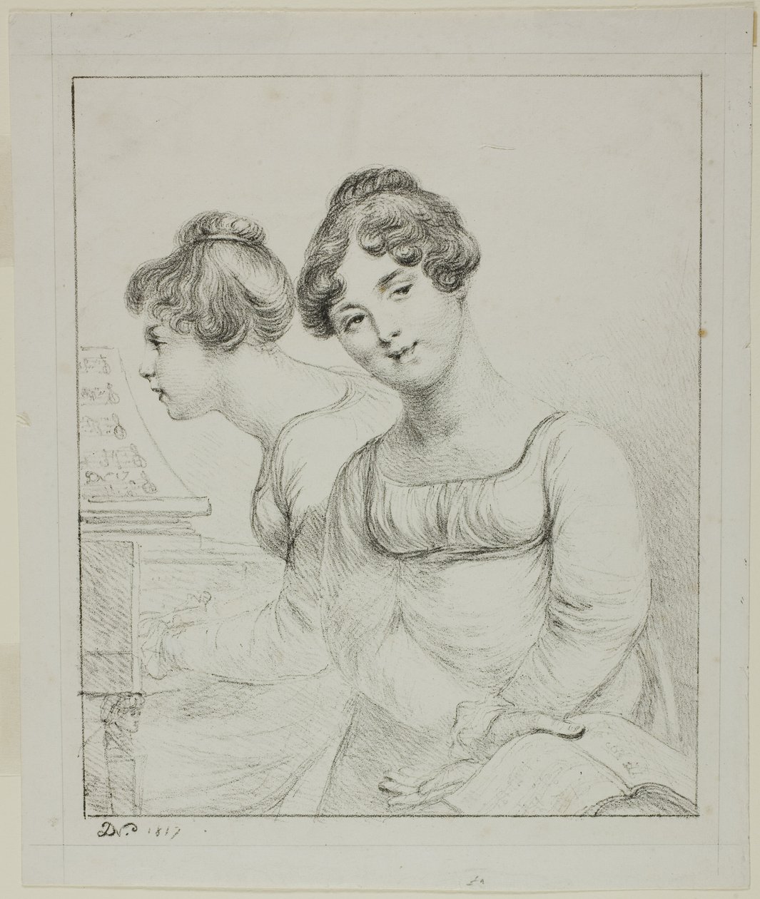 Madame Lavallée and Madame de Valory by Dominique Vivant Denon