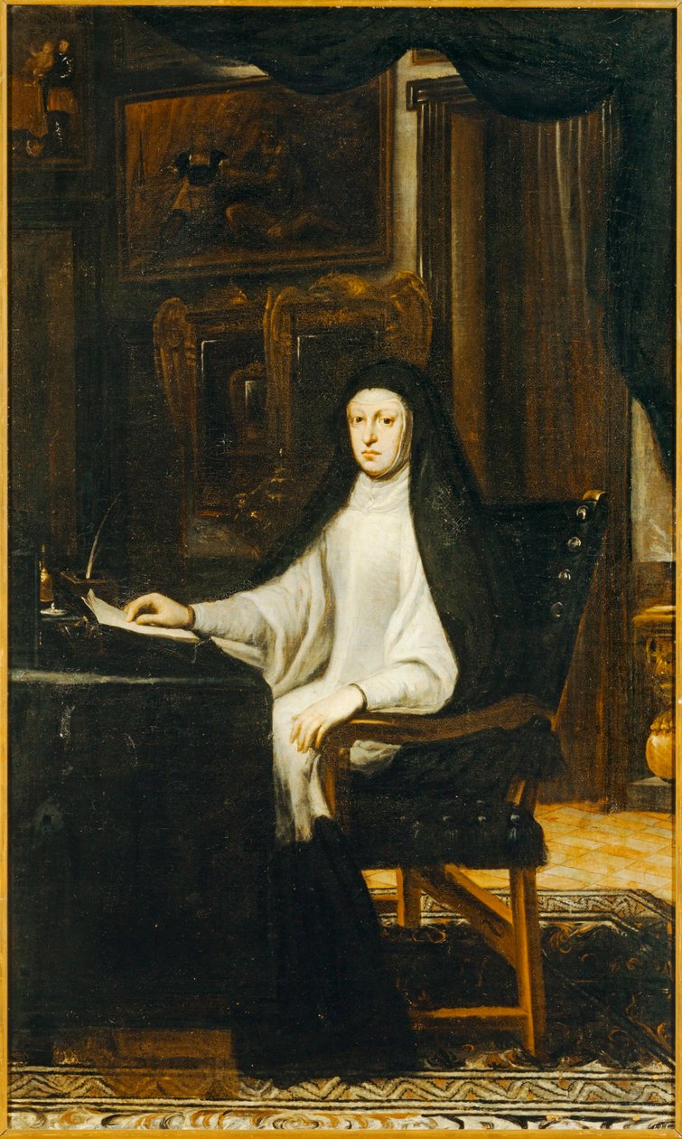 Queen Maria Anna of Austria, Daughter of Emperor Ferdinand III by Don Juan Carreno de Miranda